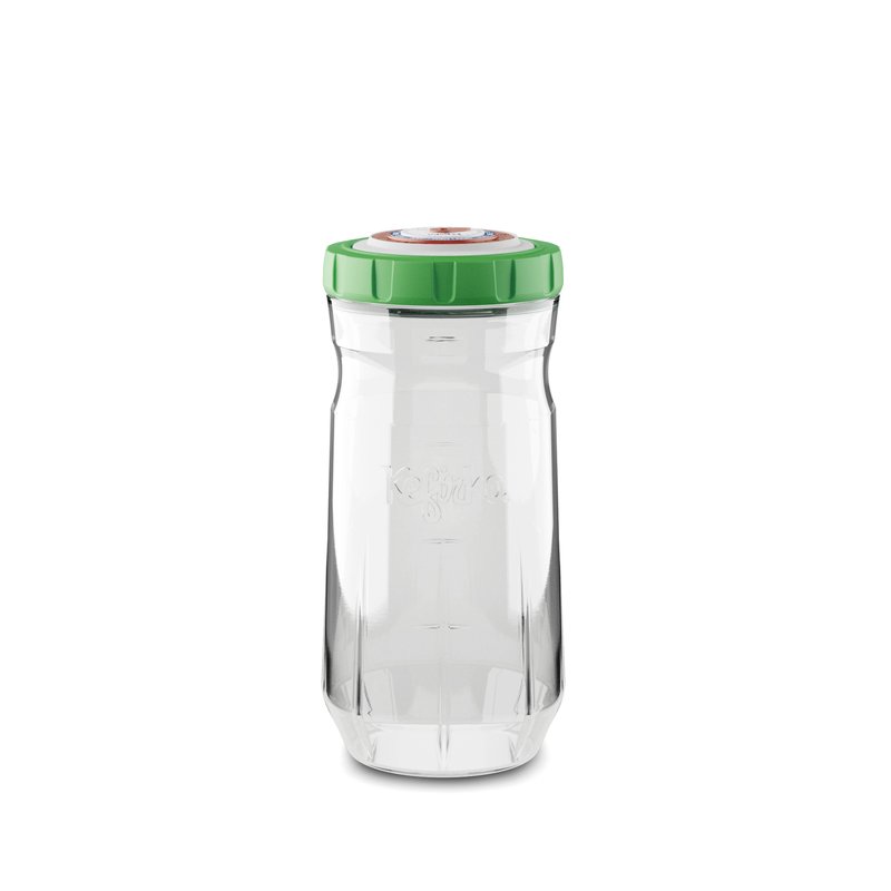 Frischhaltedose mit grüner Deckel
